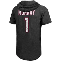 Men's Fanatics Kyler Murray Black Arizona Cardinals Player Name & Number Tri-Blend Hoodie T-Shirt