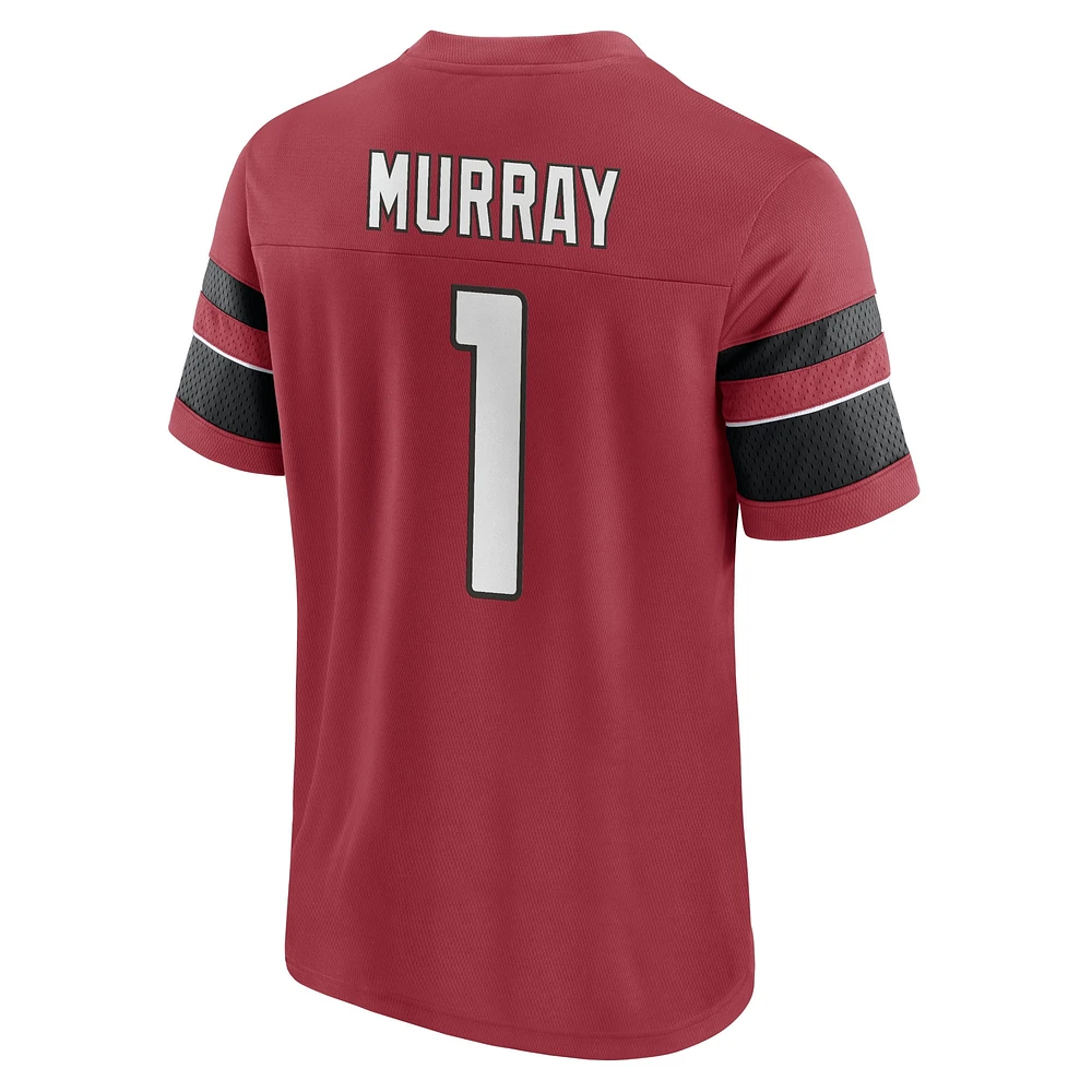 Men's Fanatics Kyler Murray Cardinal Arizona Cardinals Hashmark Name & Number V-Neck T-Shirt