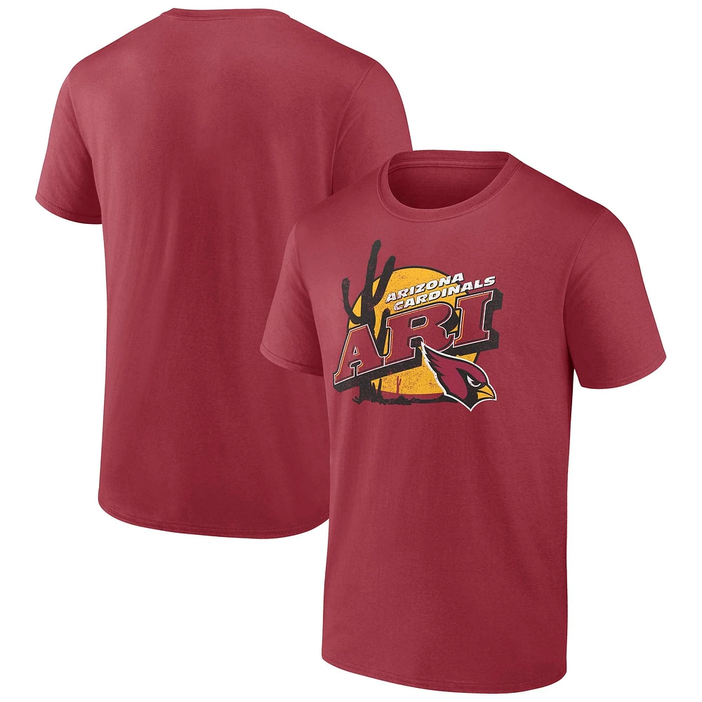 Men's Fanatics Red Arizona Cardinals Prime Time T-Shirt