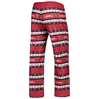 Men's FOCO Cardinal Arizona Cardinals Team Logo Ugly Pajama Set