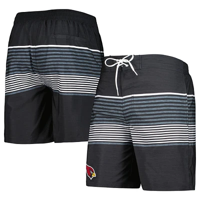 Short de bain pour homme G-III Sports by Carl Banks Noir Arizona Cardinals Coastline Volley