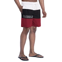 Men's G-III Sports by Carl Banks  Cardinal/Black Arizona Cardinals Sunrise Volley Swim Shorts