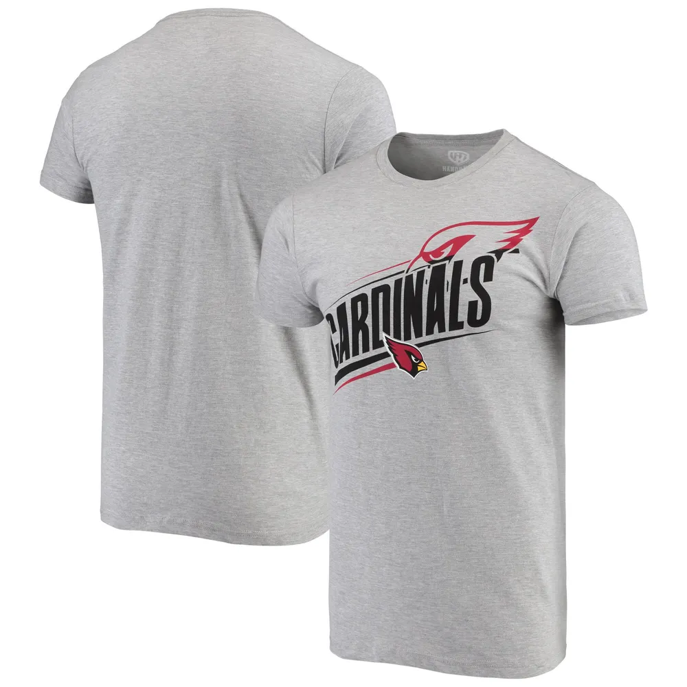 Lids Arizona Cardinals G-III Sports by Carl Banks Prime Time Wordmark T- Shirt - Heathered Charcoal