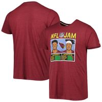 Men's Homage DeAndre Hopkins & Kyler Murray Heather Cardinal Arizona Cardinals NFL Jam Tri-Blend T-Shirt