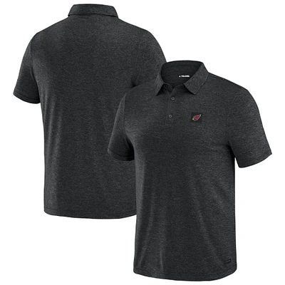 Polo noir à quatre points J. Palmer pour homme des Cardinals de l'Arizona