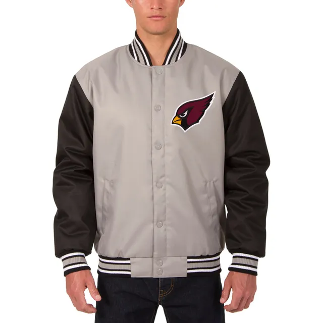 Men's JH Design Navy St. Louis Cardinals Reversible Fleece Full-Snap Hoodie Jacket