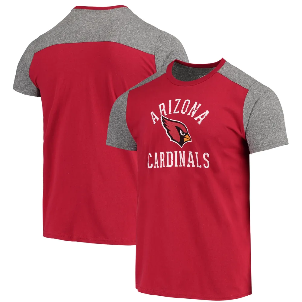 Majestic Threads Cardinal/Gris Arizona Cardinals Field Goal T-shirt flammé pour homme