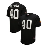 Haut en maille noir avec nom et numéro du joueur retraité Mitchell & Ness Pat Tillman des Cardinals de l'Arizona pour hommes