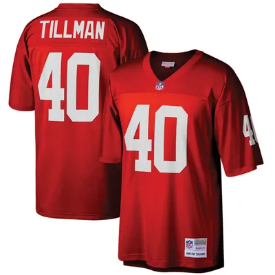 Mens Arizona Cardinals Pat Tillman Mitchell & Ness Cardinal Authentic Throwback  Jersey