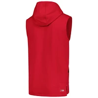 Men's MSX by Michael Strahan Cardinal Arizona Cardinals Marathon Sleeveless Pullover Hoodie