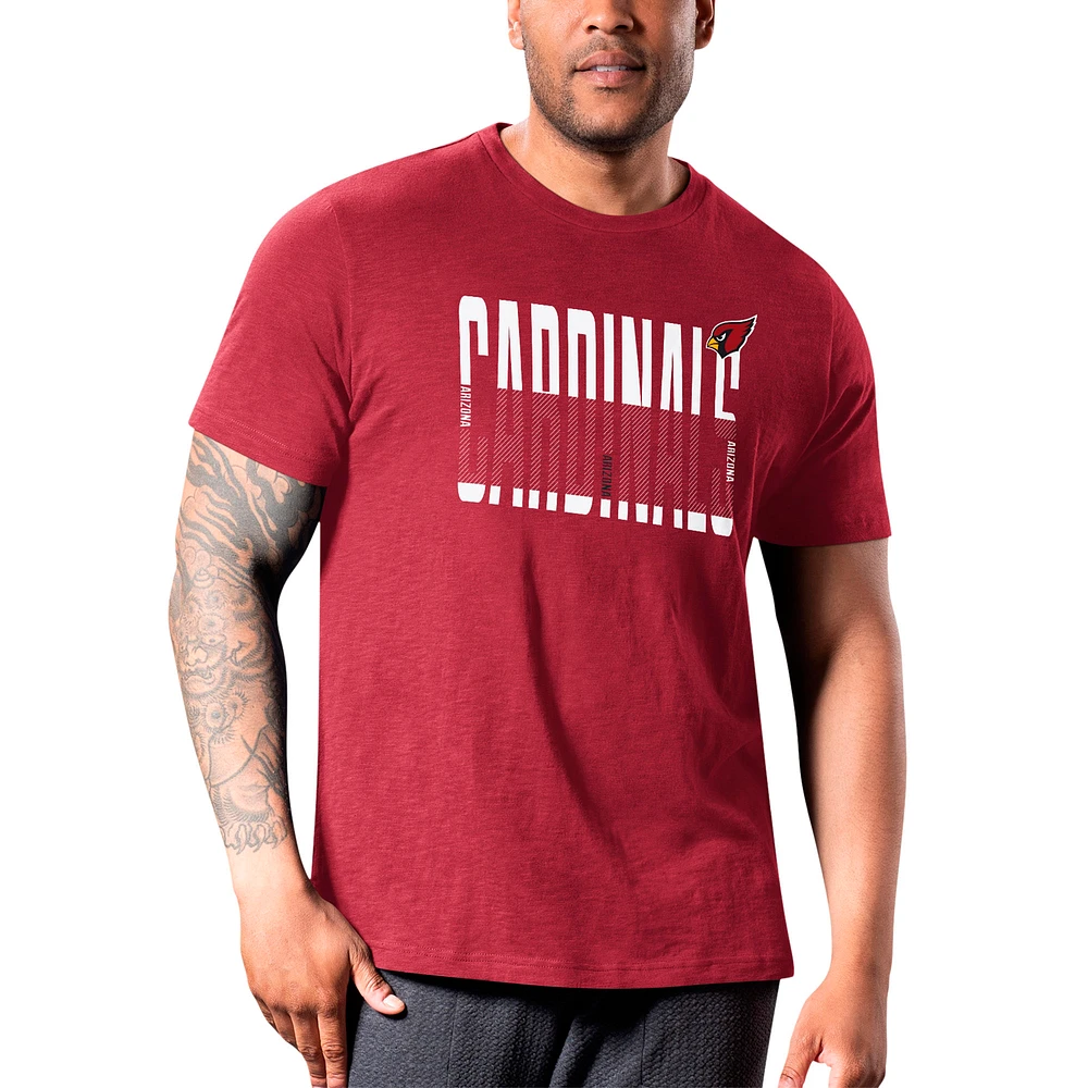 T-shirt de travail d'équipe MSX by Michael Strahan Cardinal Arizona Cardinals pour hommes