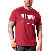 T-shirt de travail d'équipe MSX by Michael Strahan Cardinal Arizona Cardinals pour hommes