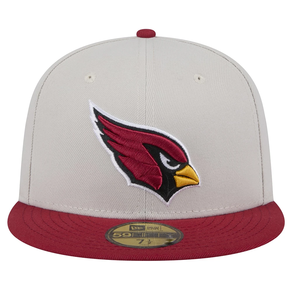 Casquette ajustée 59FIFTY Stoney des Cardinals de l'Arizona New Era pour hommes