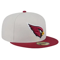 Casquette ajustée 59FIFTY Stoney des Cardinals de l'Arizona New Era pour hommes