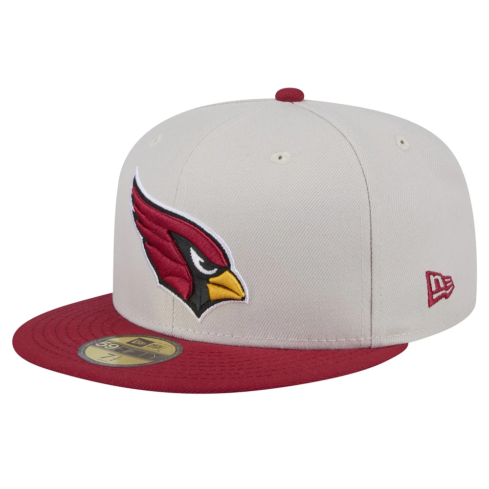 Casquette ajustée 59FIFTY Stoney des Cardinals de l'Arizona New Era pour hommes