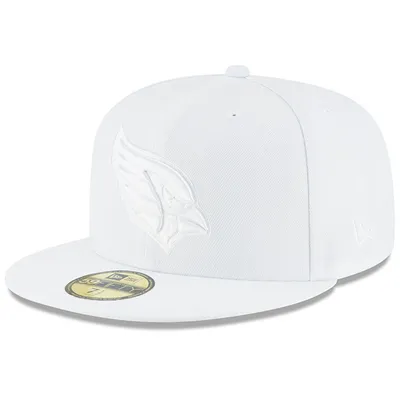 Arizona Cardinals New Era White on 59FIFTY Fitted Hat