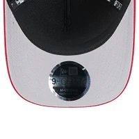 Casquette ajustable New Era 9FORTY A-Frame M-Crown pour homme, noire/cardinal, Arizona Cardinals, draft NFL 2025