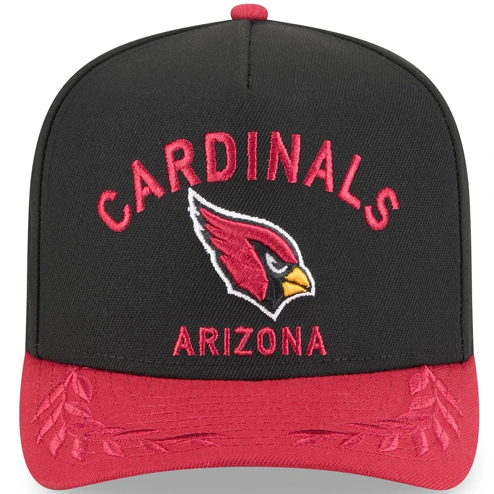 Men's New Era /Cardinal Arizona Cardinals 2025 NFL Draft A-Frame 9FIFTY Snapback Hat