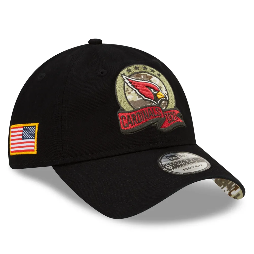 Lids Arizona Cardinals New Era 2022 Salute To Service 9TWENTY Adjustable Hat  - Black