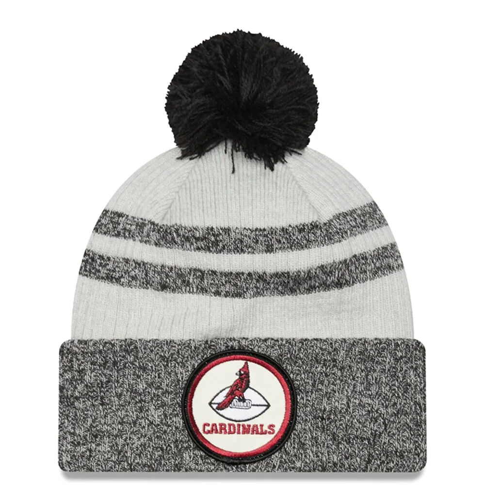 Lids Arizona Cardinals New Era 2022 Sideline Historic Cuffed Pom Knit Hat -  Black