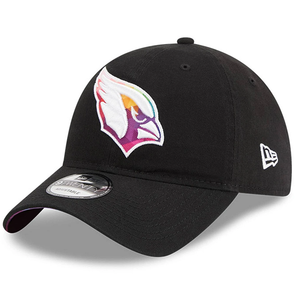 Men's New Era Black Arizona Cardinals 2023 NFL Crucial Catch 9TWENTY Adjustable Hat