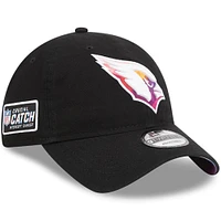 Casquette réglable New Era noire Arizona Cardinals 2023 NFL Crucial Catch 9TWENTY pour homme