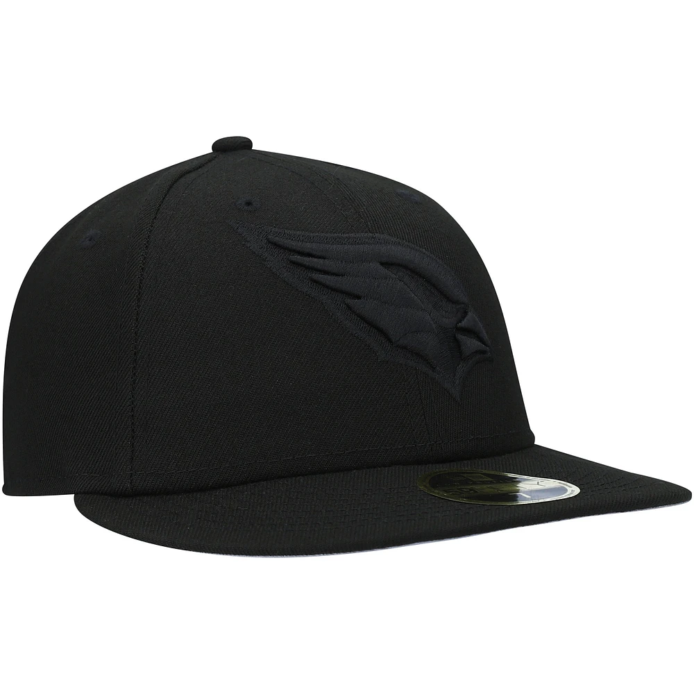 Casquette ajustée 59FIFTY II à profil bas des Cardinals de l'Arizona noir New Era pour homme