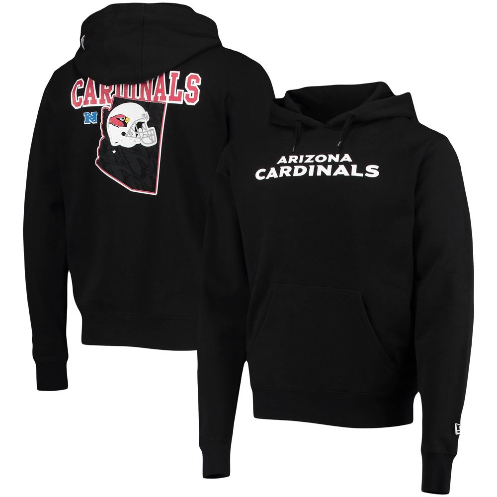 Men's New Era Black Arizona Cardinals Local Pack Pullover Hoodie