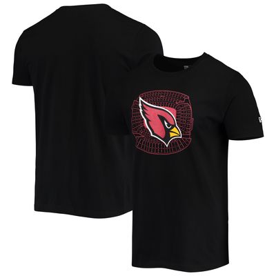 Men's New Era Black Arizona Cardinals Stadium T-Shirt