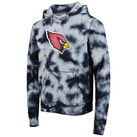 Men's New Era Black Arizona Cardinals Team Tie-Dye Pullover Hoodie