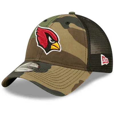 Arizona Cardinals New Era Basic 9TWENTY Trucker Snapback Hat - Camo/Black