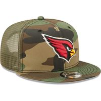 Men's New Era Camo/Olive Arizona Cardinals Trucker 9FIFTY - Snapback Hat