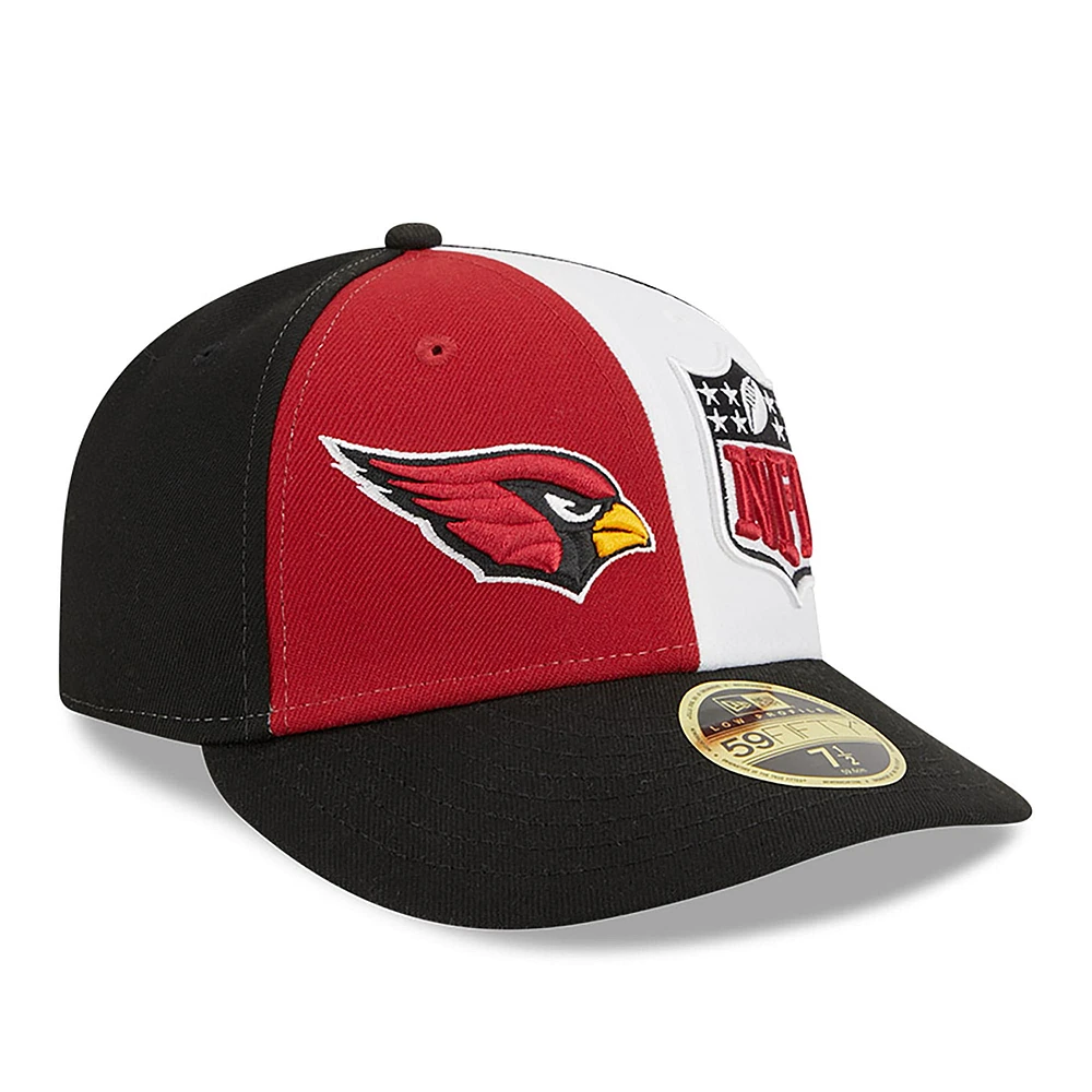 Men's New Era  Cardinal/Black Arizona Cardinals 2023 Sideline Low Profile 59FIFTY Fitted Hat