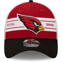 Casquette 39THIRTY pour homme Cardinal/Black Arizona Cardinals Team Banded New Era - flex