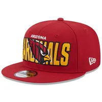 Men's New Era Cardinal Arizona Cardinals 2023 NFL Draft 9FIFTY Snapback Adjustable Hat