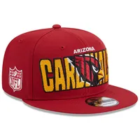 Men's New Era Cardinal Arizona Cardinals 2023 NFL Draft 9FIFTY Snapback Adjustable Hat