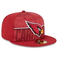 Casquette ajustée New Era Cardinal Arizona Cardinals 2023 NFL Training Camp 59FIFTY pour homme