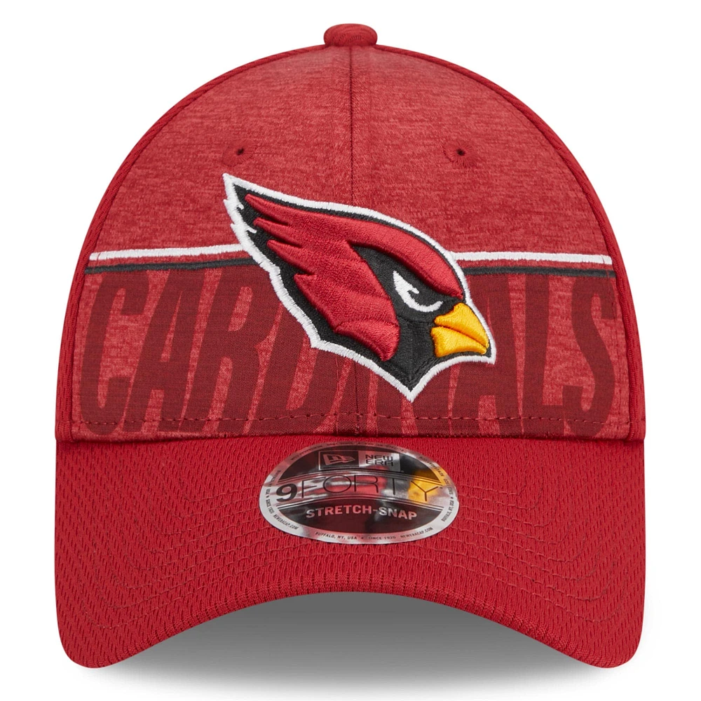 Casquette ajustable 9FORTY Cardinal Arizona Cardinals 2023 NFL Training Camp New Era pour homme