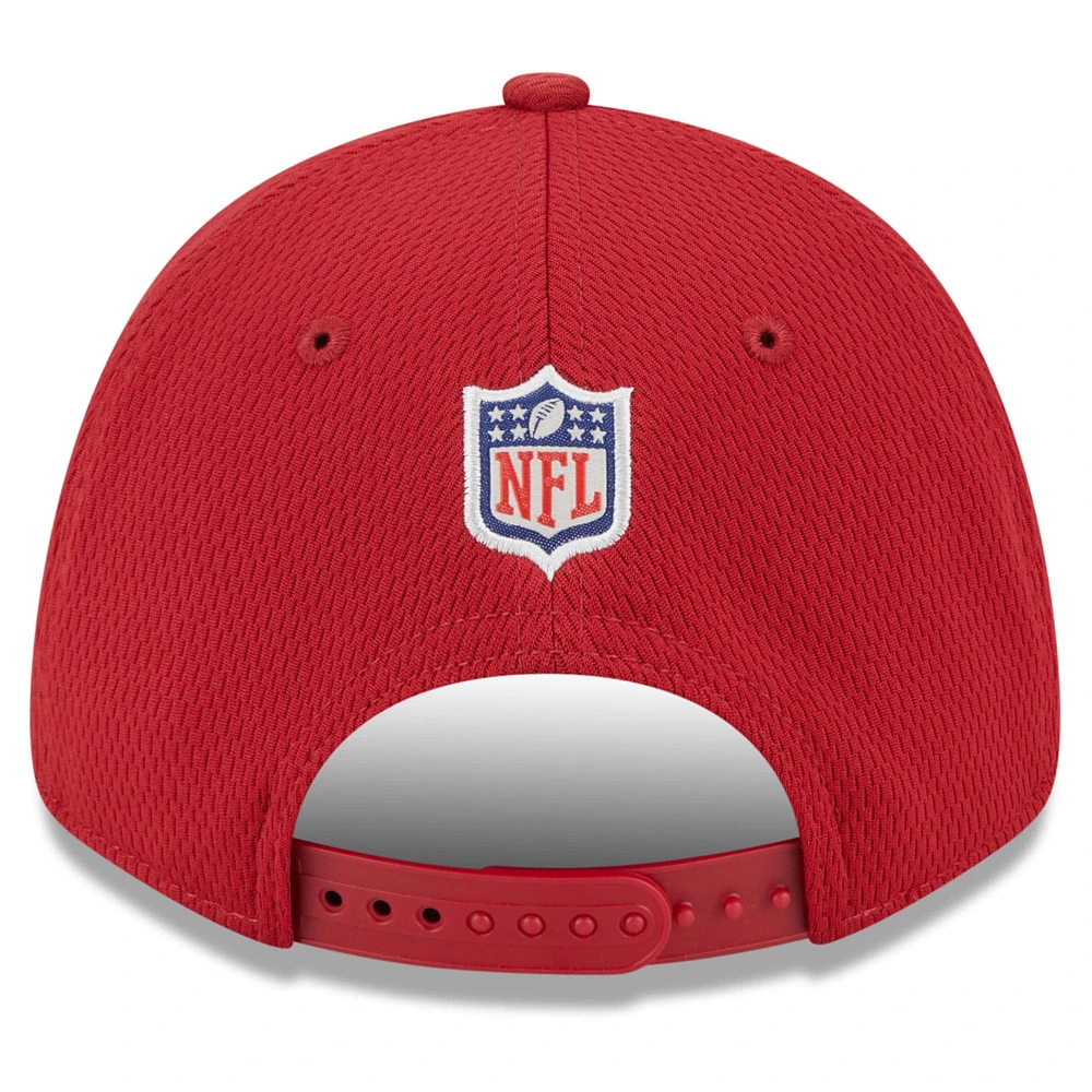 Men's New Era Cardinal Arizona Cardinals 2023 NFL Training Camp 9FORTY Adjustable Hat