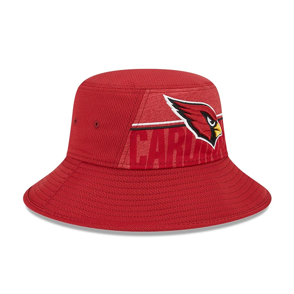 Men's New Era  Cardinal Arizona Cardinals 2023 NFL Training Camp Stretch Bucket Hat