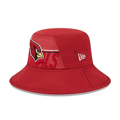 Men's New Era  Cardinal Arizona Cardinals 2023 NFL Training Camp Stretch Bucket Hat