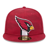 Men's New Era  Cardinal Arizona Cardinals 2024 Sideline 59FIFTY Fitted Hat