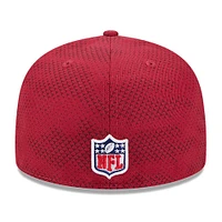 Men's New Era  Cardinal Arizona Cardinals 2024 Sideline 59FIFTY Fitted Hat