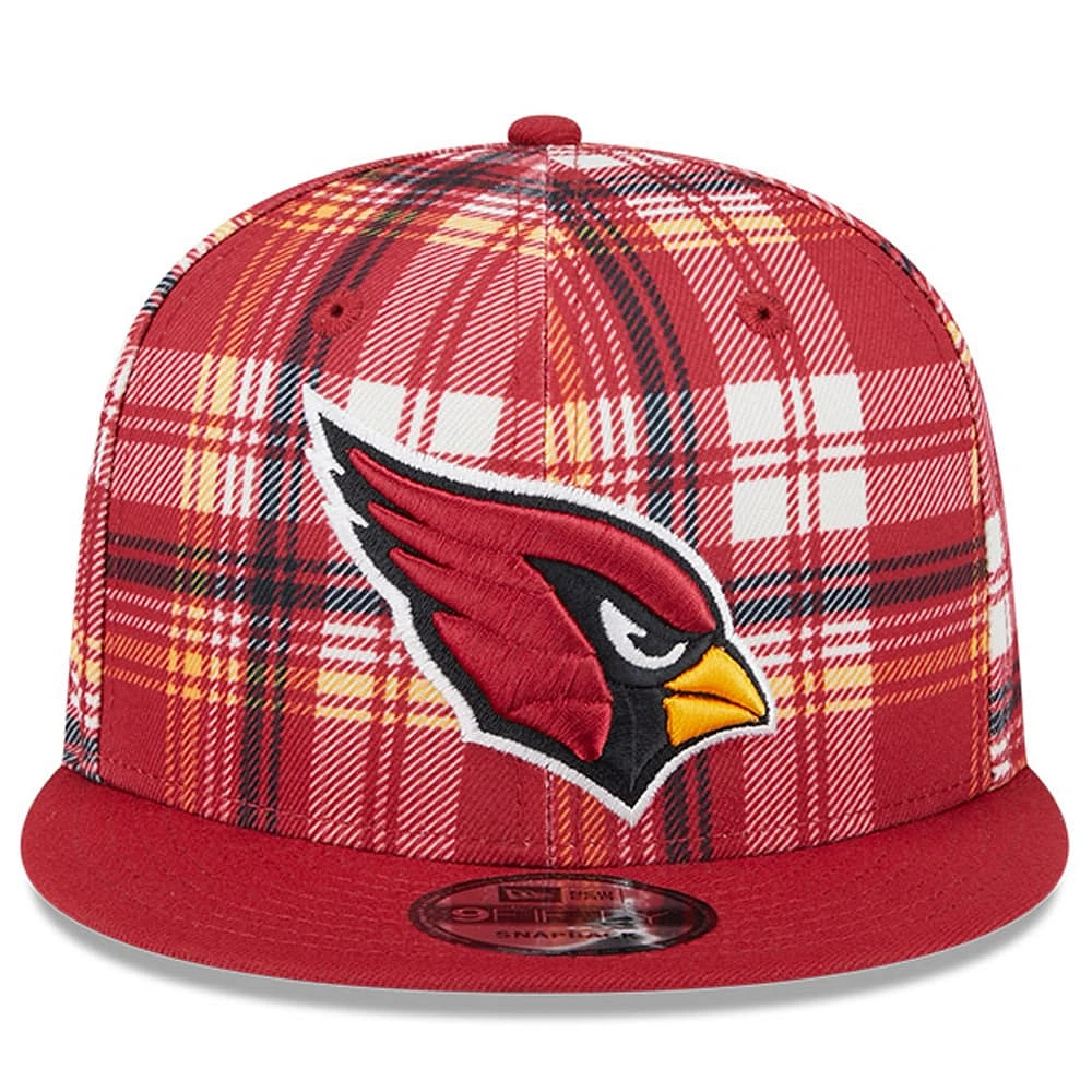 Men's New Era Cardinal Arizona Cardinals 2024 Sideline Statement 9FIFTY Snapback Hat