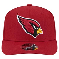 Casquette extensible à bouton-pression Cardinal Arizona Cardinals 9SEVENTY de New Era pour homme