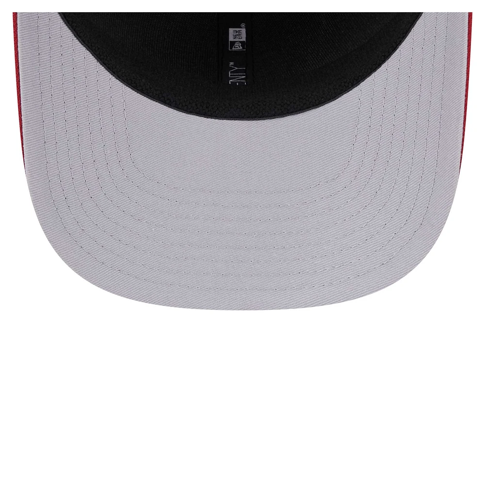 Casquette extensible à bouton-pression Cardinal Arizona Cardinals 9SEVENTY de New Era pour homme