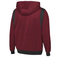 Men's New Era Cardinal Arizona Cardinals Combine Authentic Drop Back Full-Zip Hoodie