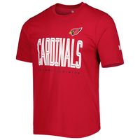 Men's New Era Cardinal Arizona Cardinals Combine Authentic Training Huddle Up T-Shirt