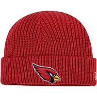 Bonnet en tricot à revers Fisherman Skully pour homme Cardinal Arizona Cardinals New Era