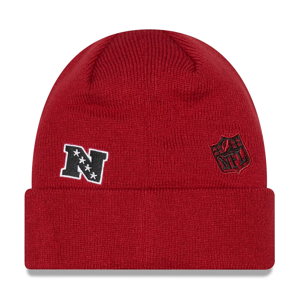 NWE AZCARD CRDNL NFL IDENTITY CUFFED KNIT HATMENNPM